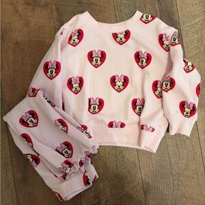 Disney Minnie Mouse heart pant set
